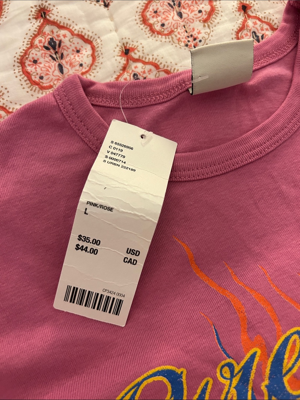 Urban Outfitters Pink Tiger Graphic 'Pure Love' women’s tee - Picture 4 of 5